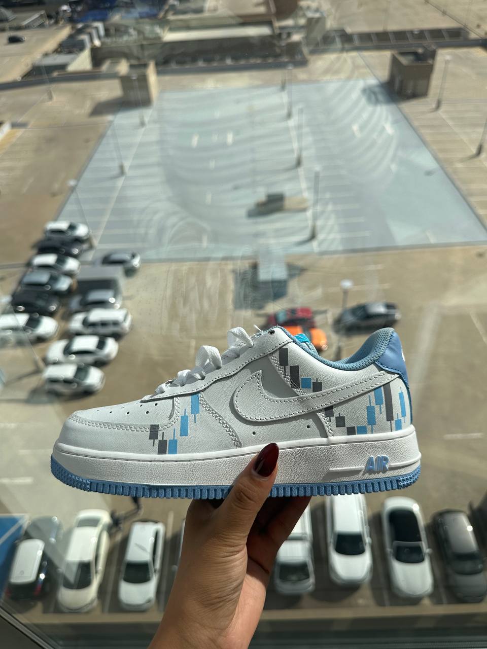 Blue Custom Air Force 1